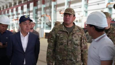 ҚР Төтенше жағдайлар министрі Оралдағы «Зенит» зауытында болды